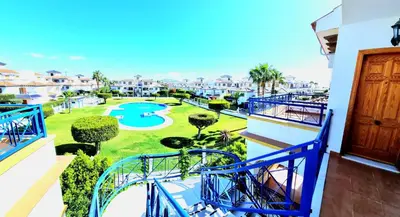 Piscina en o cerca de Ático piscina Veramar 5 Vera Playa primera línea de playa