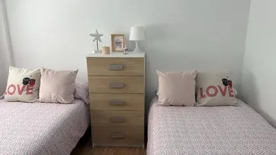 Cama o camas de una habitación en Las Salinas