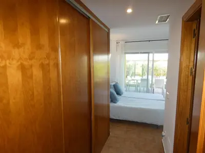 Cama o camas de una habitación en La casita de Vera