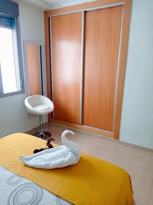 Cama o camas de una habitación en Luz de Mar.