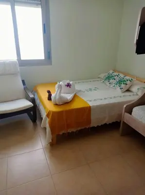 Cama o camas de una habitación en Luz de Mar.