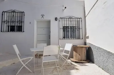 Un balcón o terraza de Preciosa casa Mojacar centro.
