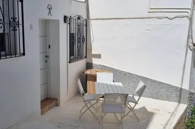 Un balcón o terraza de Preciosa casa Mojacar centro.