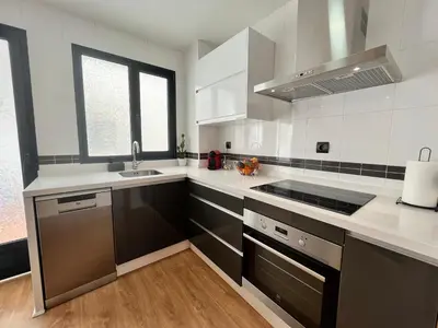 Una cocina o zona de cocina en Rincón de Luz y Mar