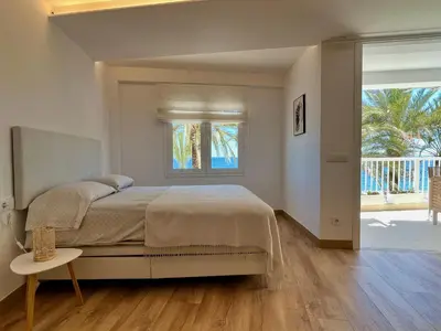 Cama o camas de una habitación en Loft Paseo
