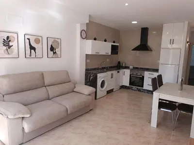 Una cocina o zona de cocina en Vera Natura Apartamento Alba