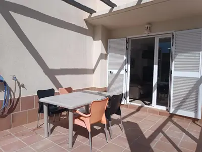 Un balcón o terraza de Vera Natura Apartamento Alba