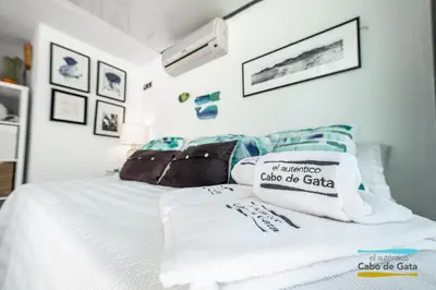 Cama o camas de una habitación en SUITE DE SAN JOSE
