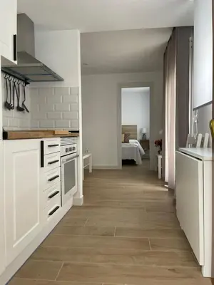 Una cocina o zona de cocina en Apartamentos La Hormiga Deluxe