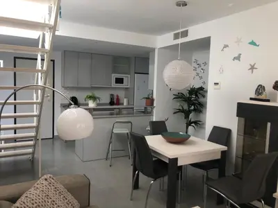 Una cocina o zona de cocina en El Islote de Terreros