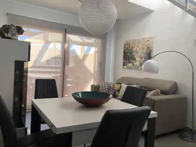 Zona de estar de El Islote de Terreros