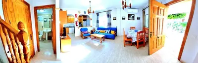 Zona de estar de Dúplex 3 Dormitorios VERAMAR 5 Vera Playa primera línea de playa con vistas al mar